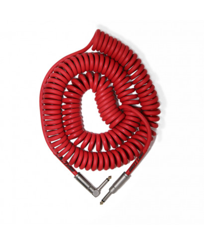 CAVO A SPIRALE BULLET CABLE BC-30CCR 9m JACK DRITTO/ANGOLATO RED