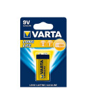 BATTERIA ALCALINA VARTA LONG LIFE 9V BLISTER 1 PZ