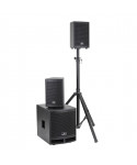 SISTEMA PA 2.1 SOUNDSATION LIVEMAKER 1021 MIX 900W, 2x6.5"+10"