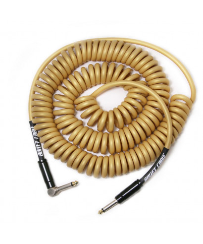 CAVO A SPIRALE BULLET CABLE BC-30CCVG 9m JACK DRITTO/ANGOLATO VINTAGE GOLD