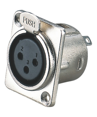 Wiremaster WM panel connector-Pmx-3F XLR 3 PIN F