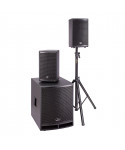 SISTEMA PA 2.1 SOUNDSATION LIVEMAKER 1521 MIX, 2x8"+15" SUB