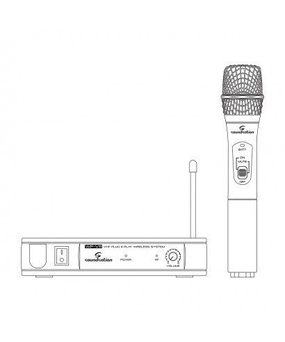 Radiomic. VHF SOUNDSATION Wf-V11HA TX by hand 213.00MHz