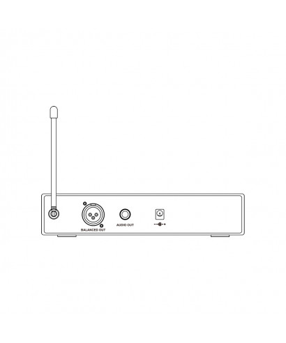 Radiomic. VHF SOUNDSATION Wf-V11PC Bodypach + Headset 205.75MHz