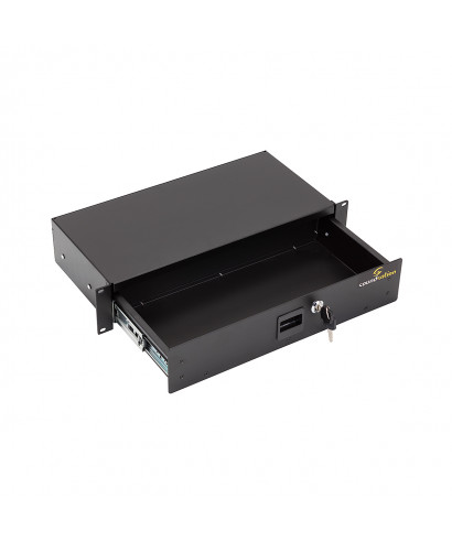 CASSETTO RACK 19" SOUNDSATION SRD100-2U LOCK 2U CON SERRATURA