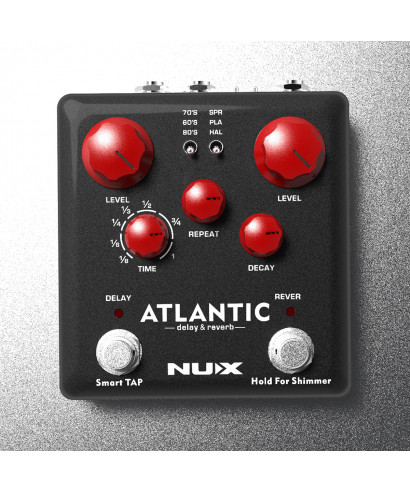 NUX Editor's note-5 Atlantic - Delay pedal and professional reverb | Piazzo