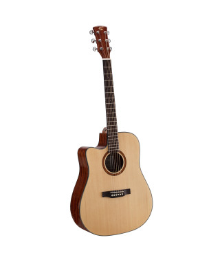Acoustics Guitar Mancina Soundsation Olympic-dnce-gnt-LH Dreadnought Cutaway w / Preamp