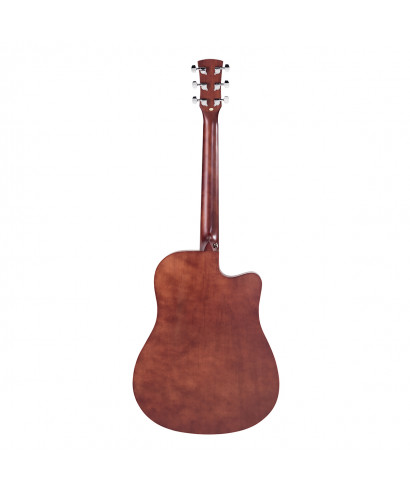 Acoustics Guitar Mancina Soundsation Grand Teton-dnce-NT-LH Dreadnought Cutaway EQ