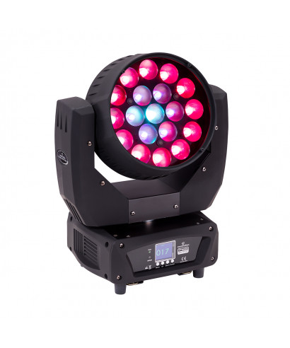 Set 4 Mobile Heads Wash Soundsation Thesis 1912 Zoom with Flight Case