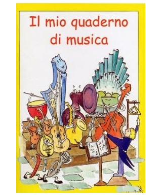 Music notebook illustrated my first music notebook