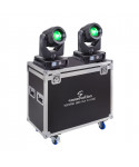 Set 2 teste mobili soundsation spire 230 beam con flight case