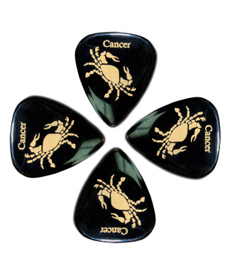 CONFEZIONE 4 PLETTRI TIMBERTONES ZODIAC CANCRO