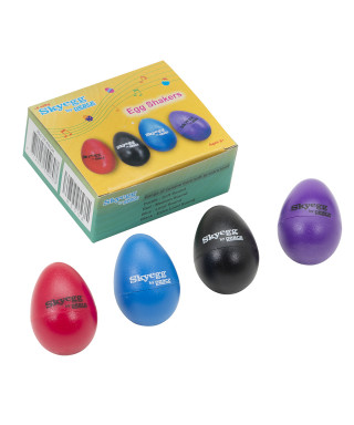 Peace RH-37-Pack 4 pieces - Colored egg-shaped maracas | Piazzo