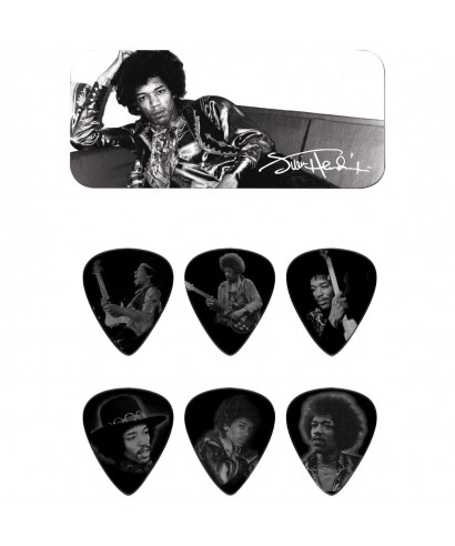 12 plettri metal box DUNLOP Jimi Hendrix JHPT05H Heavy