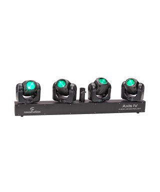 BARRA 4 TESTE MOBILI LED BEAM SOUNDSATION AXIS IV 4x32W RGBW 4IN1