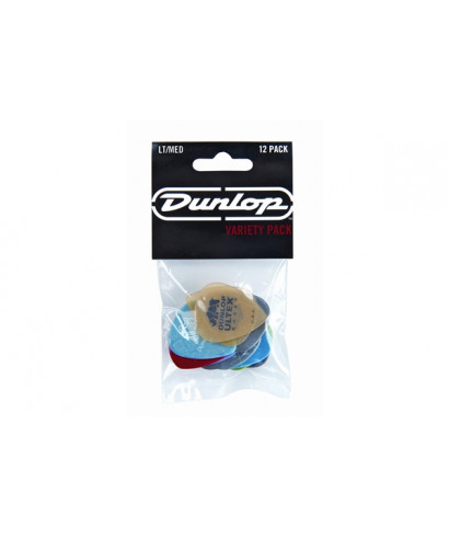 Dunlop PVP101 LT/MED Variety pack (busta da 12 plettri)