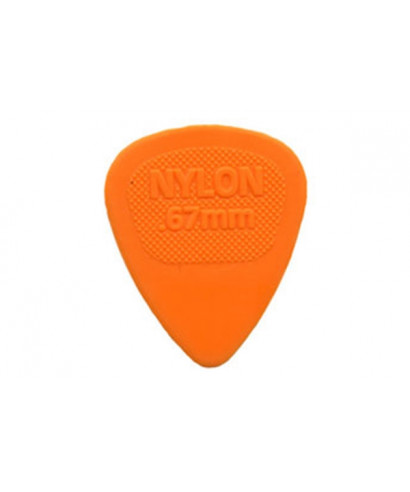 Dunlop 443R.67 Nylon Midi Orange .67mm