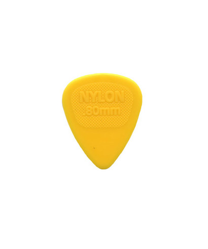 Dunlop 443R.80 Nylon Midi Yellow .80mm