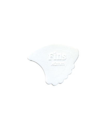 Dunlop 444R.42 Nylon Fin White .42mm