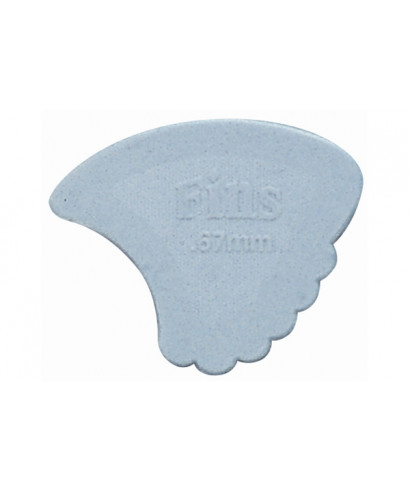 Dunlop 444R.67 Nylon Fin LightGrey .67mm