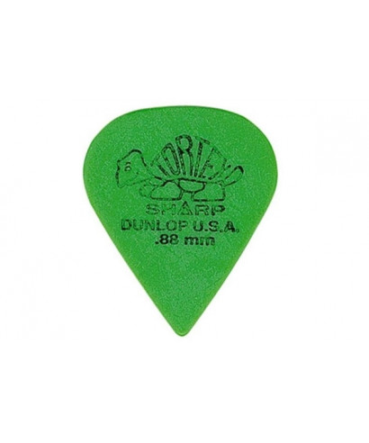 Dunlop 412R.88 Tortex Sharp Green .88mm Bag/72