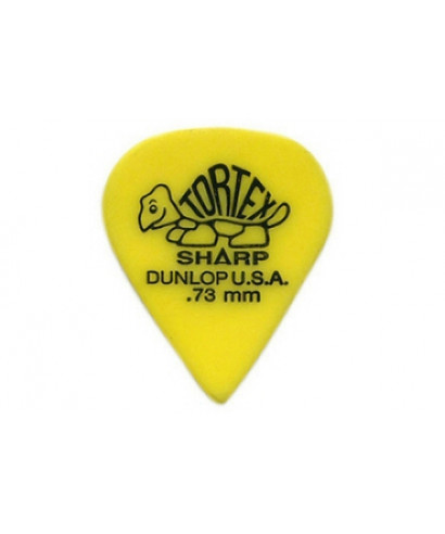 Dunlop 412P Tortex Sharp Yellow .73