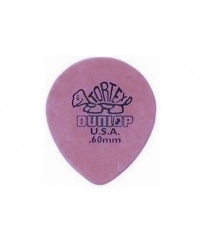 Dunlop 413R Tortex Tear Drop Orange .60