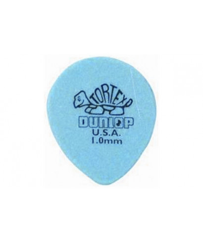 Dunlop 413R Tortex Tear Drop Blue 1.0