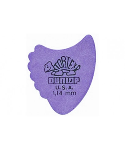 Dunlop 414R Tortex Fin Purple 1.14