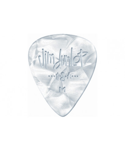 Dunlop 483R04 White Perloid - Medium