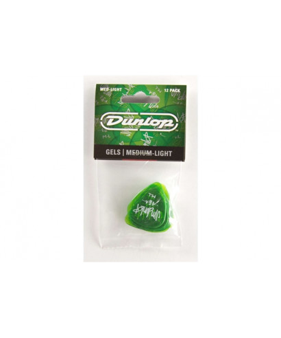 Dunlop 486PML Gels Green Medium Light