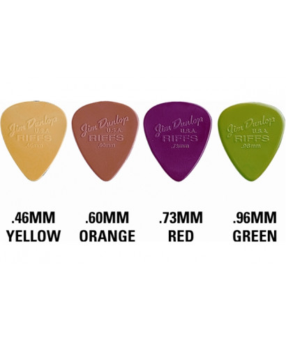 Dunlop 4350 Riff Picks 4 Gross