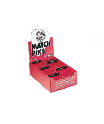 Dunlop 448R1.0 Match Piks Nylon Black 1.00mm