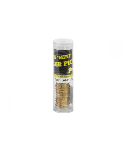 Dunlop 371R BRASS MINI FINGER .015 - TUBO 20 PLETTRI