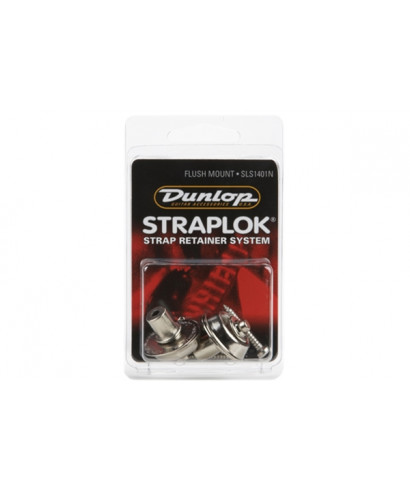 Dunlop SLS1401N Straplok Flush Mount Strap Retainer System, Nickel