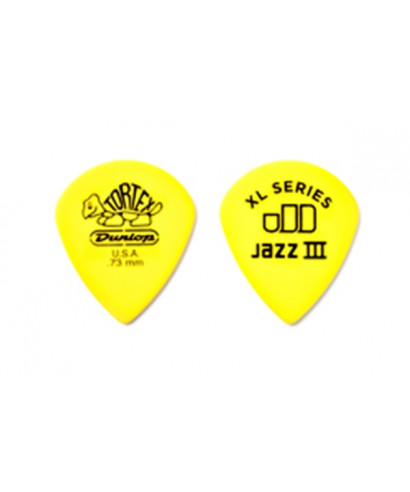 Dunlop 498R.73 TORTEX JAZZ III XL, .73MM