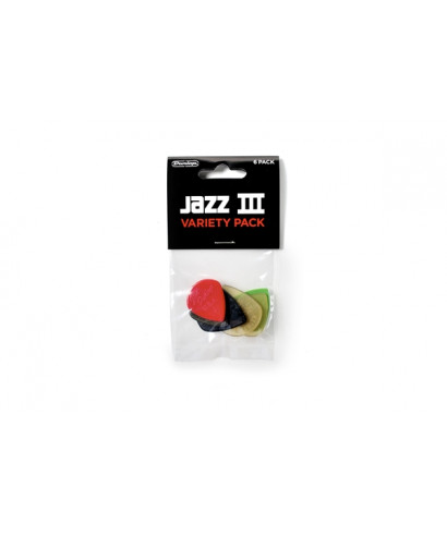 Dunlop PVP103 Assortimento JAZZ III (busta da 6 plettri)