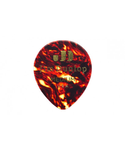 Dunlop 485P-05TH Celluloid Teardrop, Shell Thin Player's Pack/12