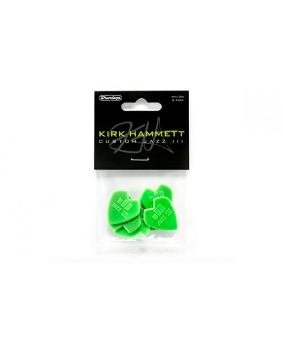 Dunlop 47PKH3N Kirk Hammet Signature Player's Pack/6