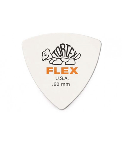 Dunlop 456P.60 TORTEX FLEX RNDTRI NAT 6/PLYPK