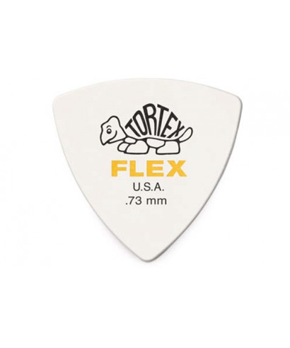 Dunlop 456P.73 TORTEX FLEX RNDTRI NAT 6/PLYPK