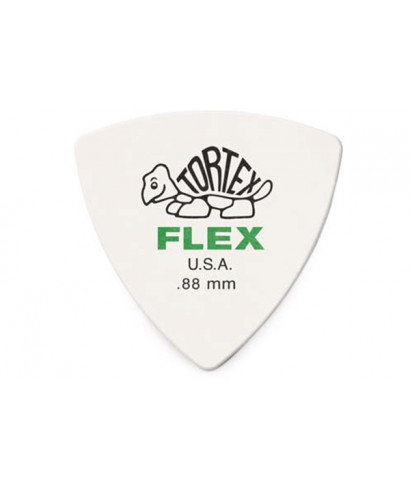 Dunlop 456P.88 TORTEX FLEX RNDTRI NAT 6/PLYPK