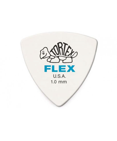 Dunlop 456P1.0 TORTEX FLEX RNDTRI NAT 6/PLYPK