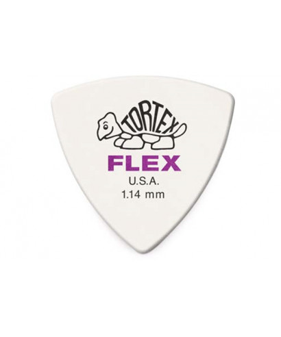 Dunlop 456P1.14 TORTEX FLEX RNDTRI NAT 6/PLYPK