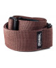 Dunlop D27-01BR STRAP RIBBED COTTON CHOCOLATE