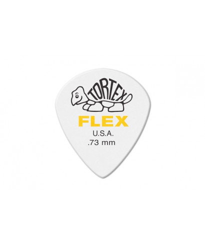 Dunlop 466R073 Tortex Flex Jazz III XL .73 mm Bag/72