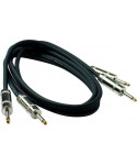 rOCKGEAR RCL 30402 D7 SPEAKER JACK CABLE (M) 6.3mm Black 2m