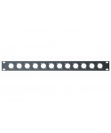 Quik lok rs/243 pannello rack 19 preforato da 1 unità"