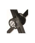 Quik lok t/10 bk supporto per tastiera a x