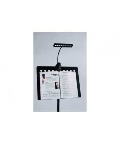 Quik lok ms/19 led lampada a leds per leggio da orchestra